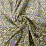 Poplin Print - Grandmother's Garden - Lilac