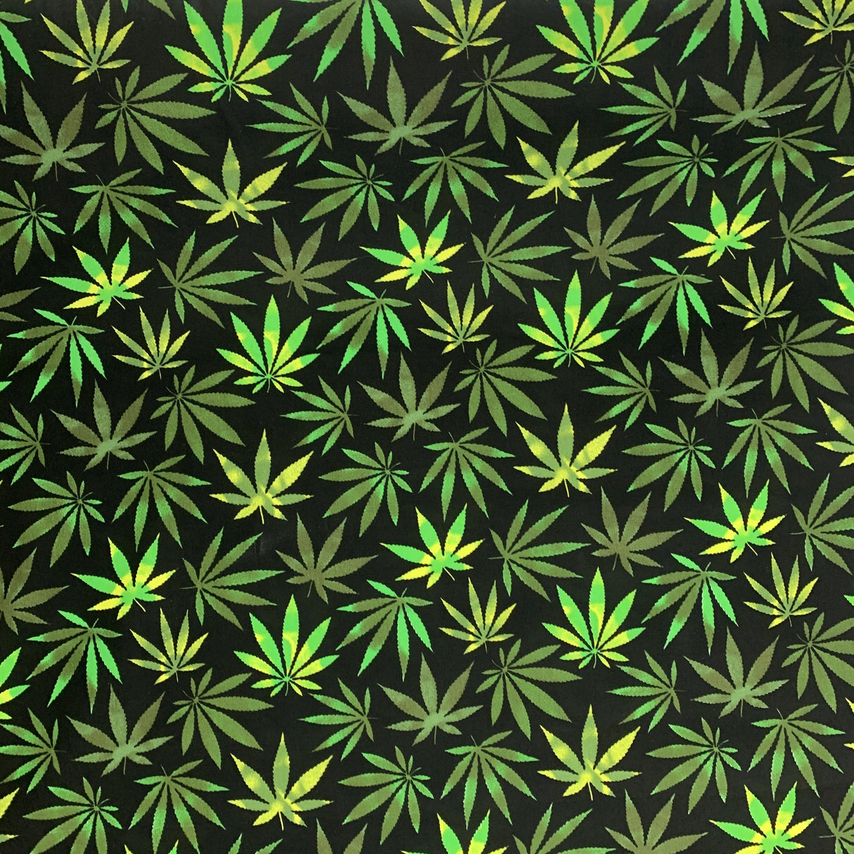 Poplin Print - Hemp - Black