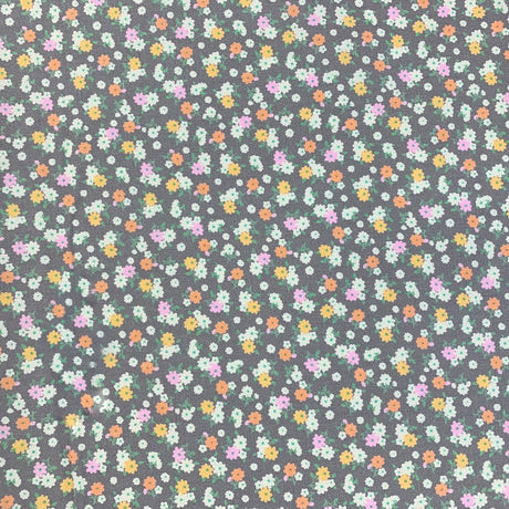 Poplin Print In The Garden Close Up