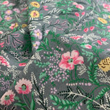 Poplin Print - La Belle - Grey