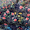 Poplin Print - La Belle - Navy