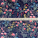 Poplin Print - La Belle - Navy