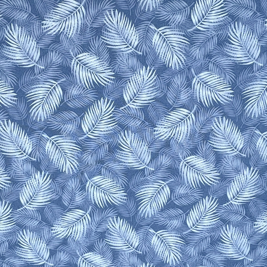 Poplin Print - Maui - Blue