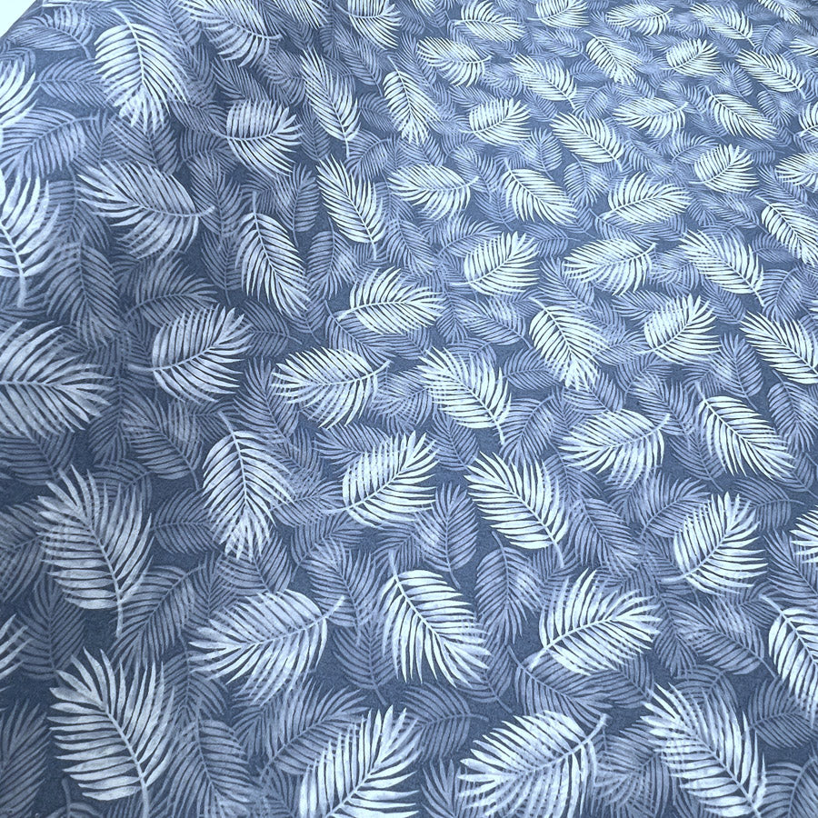 Poplin Print - Maui - Blue