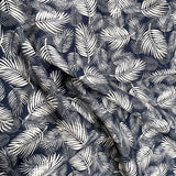 Poplin Print - Maui - Navy