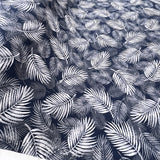 Poplin Print - Maui - Navy