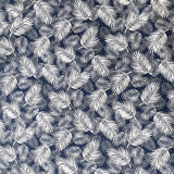 Poplin Print - Maui - Navy