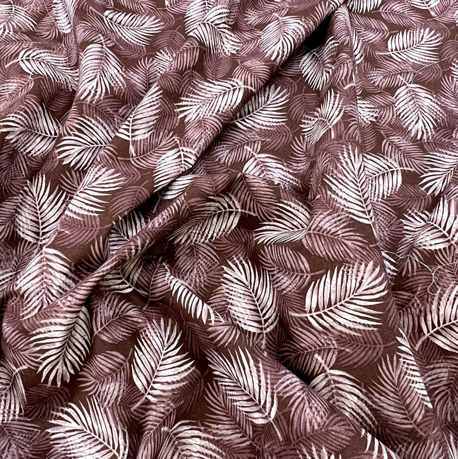 Poplin Print - Maui - Plum