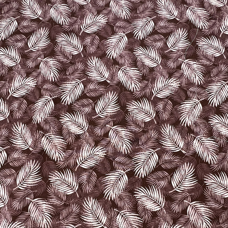 Poplin Print - Maui - Plum