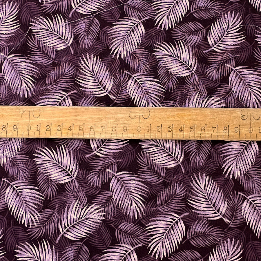 Poplin Print - Maui - Plum