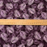 Poplin Print - Maui - Plum