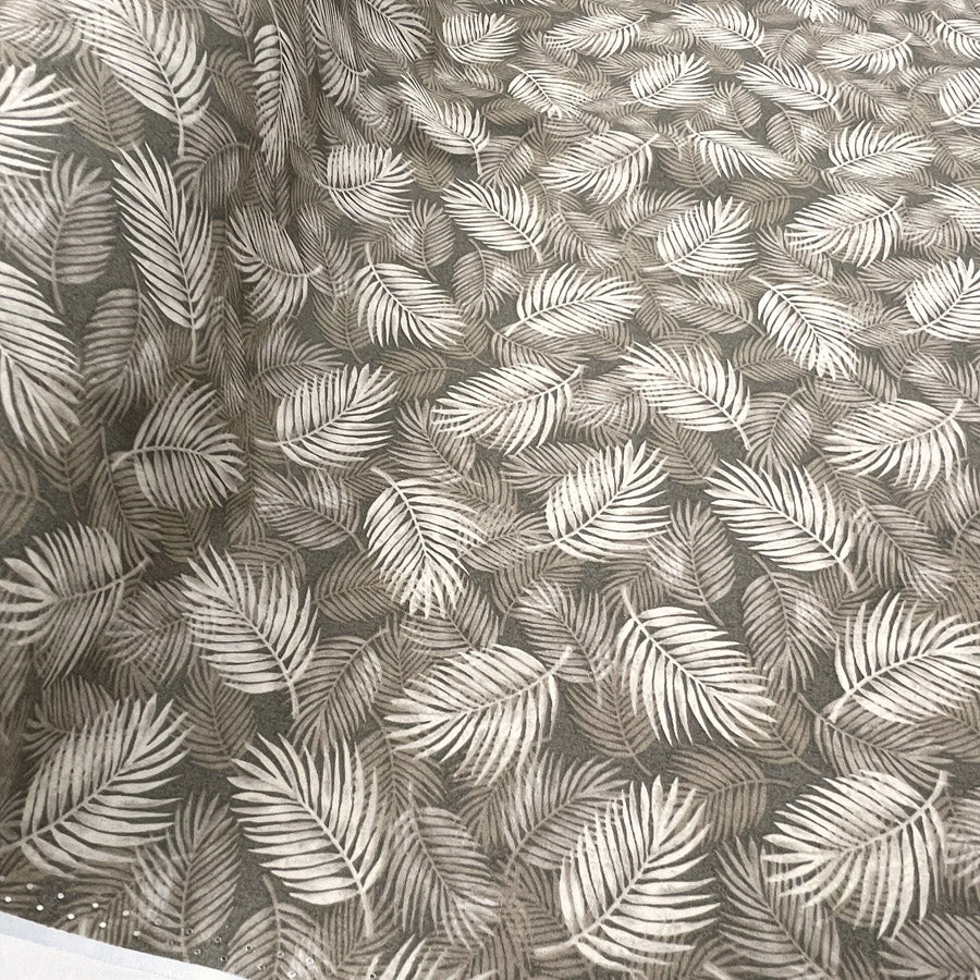 Poplin Print - Maui - Taupe