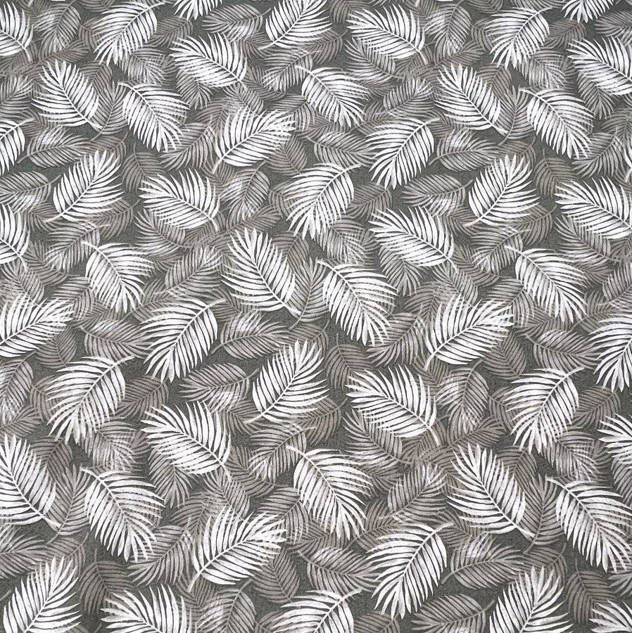 Poplin Print - Maui - Taupe