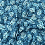 Poplin Print - Maui - Teal