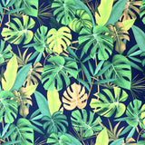 Poplin Print - Molokai - Navy