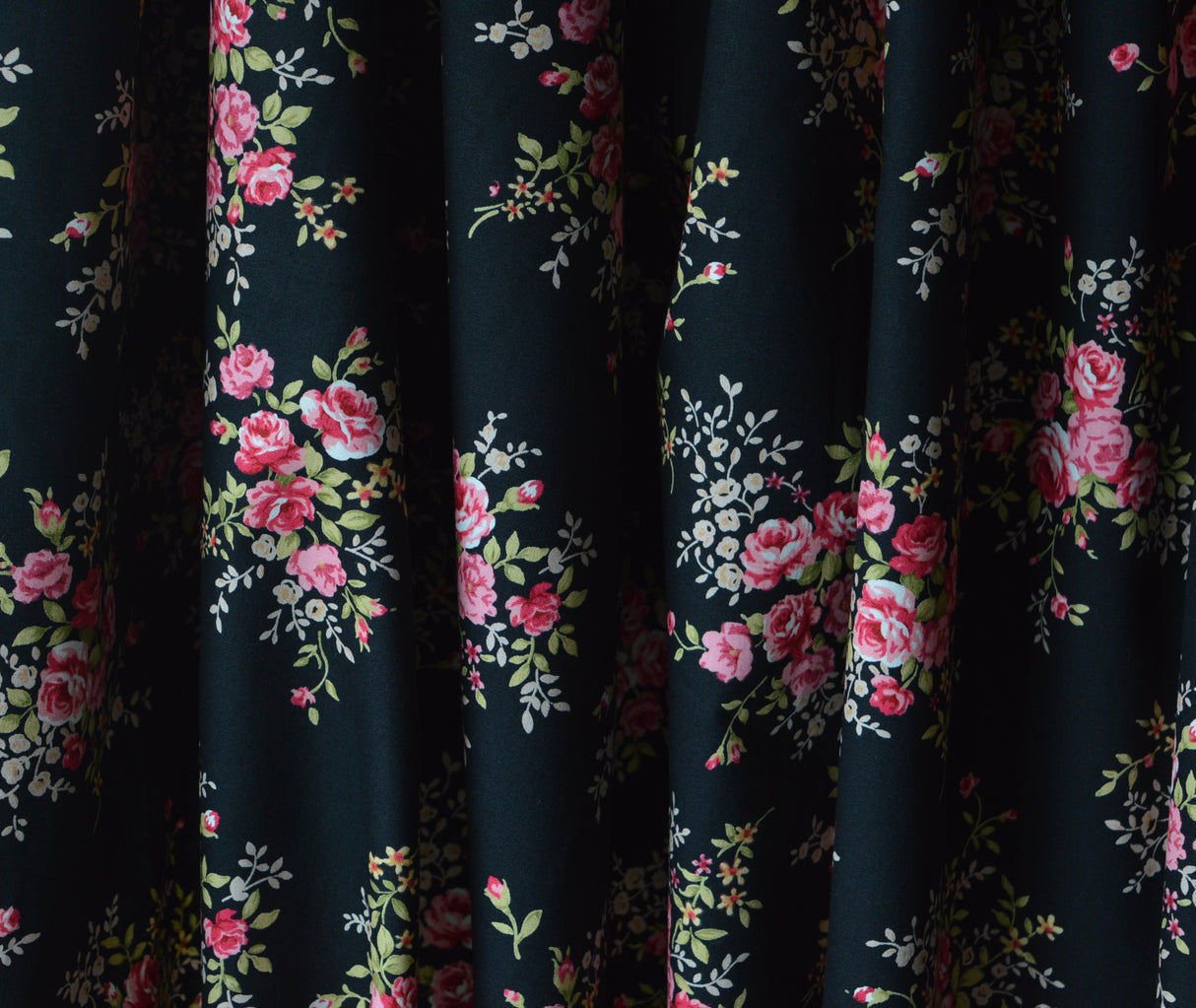 Poplin Print - Sherlock - Black