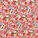 Poplin Print - Aston - Coral