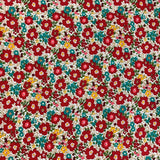 Poplin Print - Aston - Red