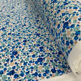 Poplin Print - Autumn Bunch - Blue