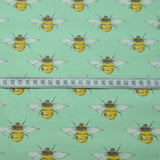 Poplin Print - Bumble Mint