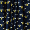 Poplin Print - Bumble Navy