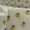 Poplin Print - Bumble White