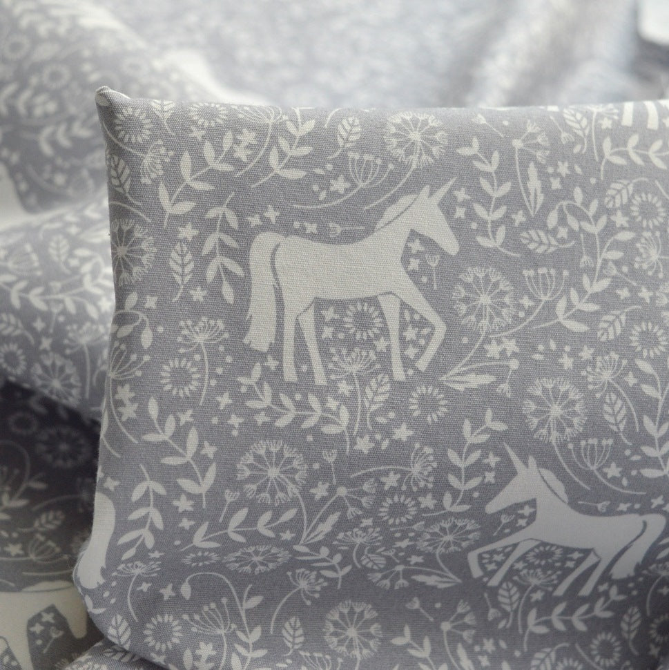 Remnant - Poplin Print - Evie's Dream - Grey (4.5m)