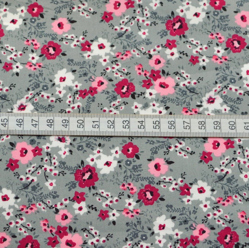 Poplin Print - Fancy Pants - Grey