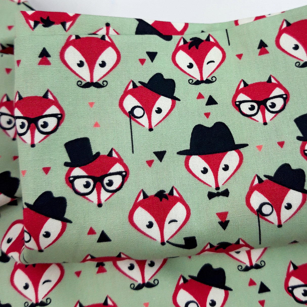 Poplin Print - Fantastic Mr Fox - Green