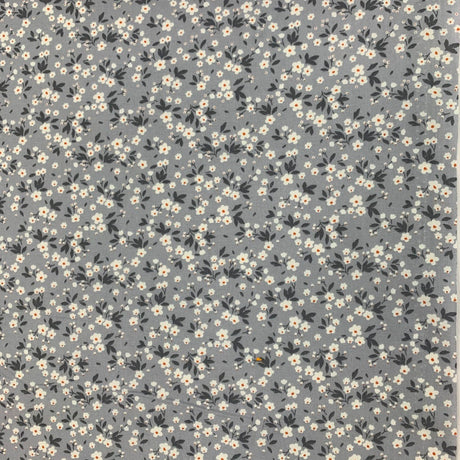 Poplin Prints Fields Pale Grey F