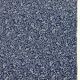 Poplin Print - Folk - Navy