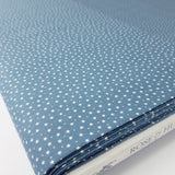 Poplin Print - Galaxy - Dusky Blue