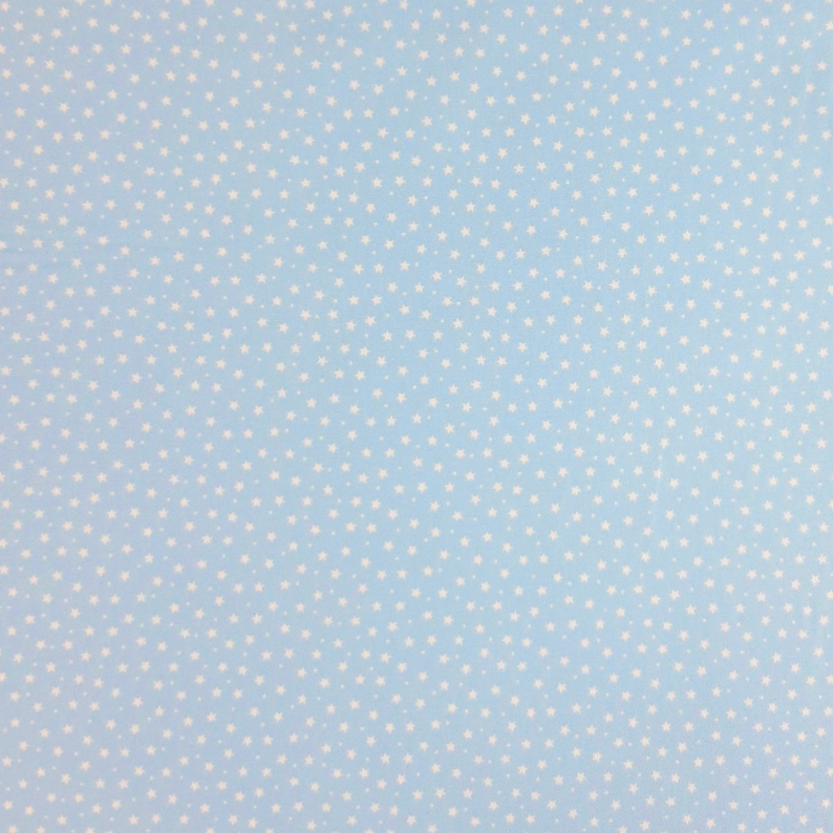 Poplin Print - Galaxy - Pale Blue