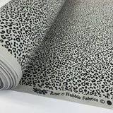 Poplin Print - Tiny Cheetah - Grey