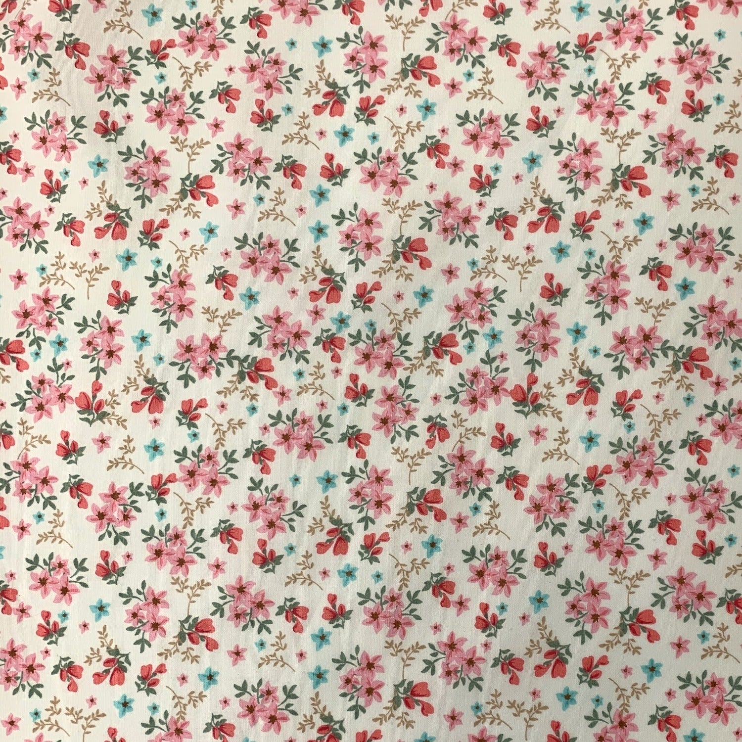 Poplin Print - Liberty - Coral