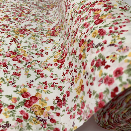 Poplin Prints Lydia Ivory Fabric Roll