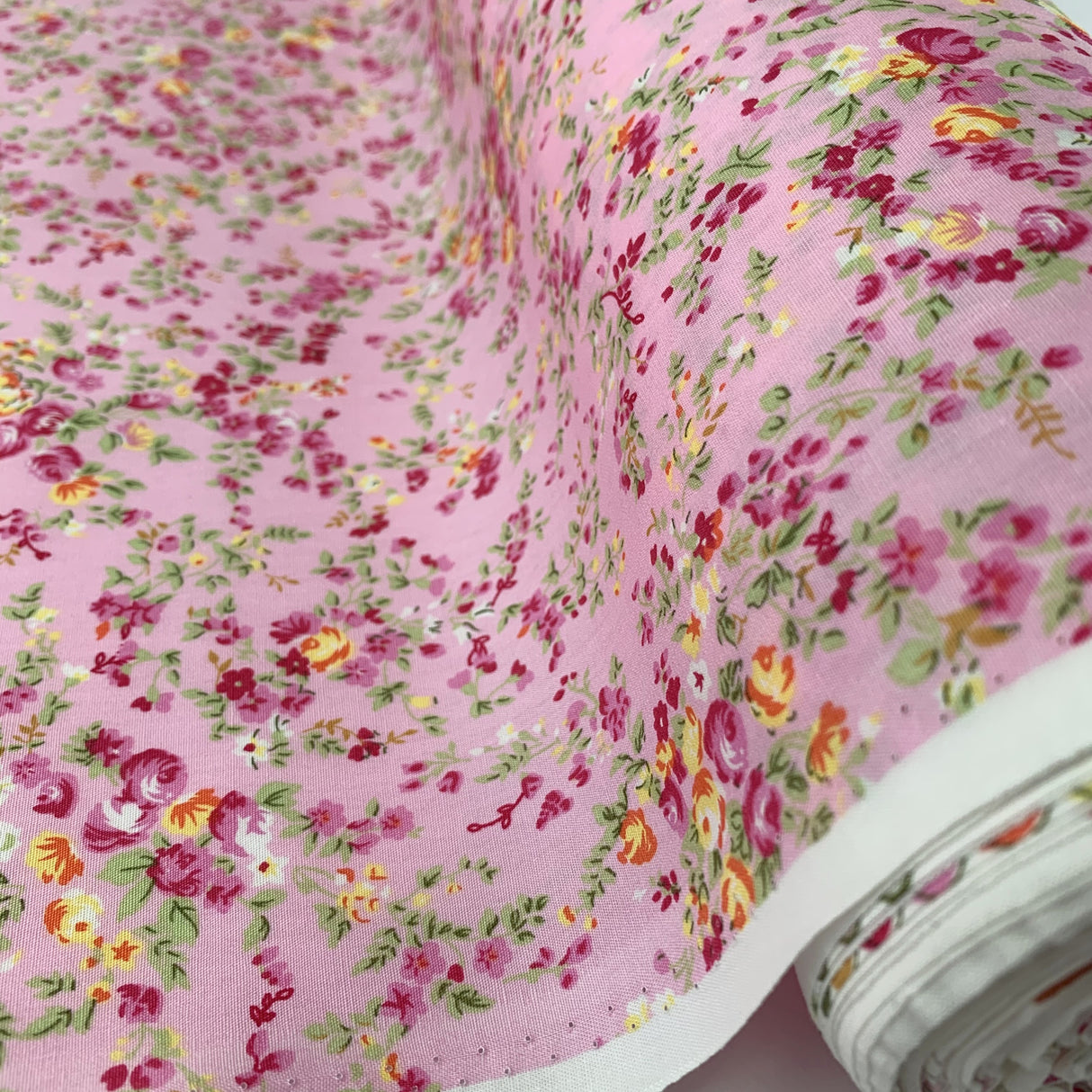 Poplin Print - Lydia - Pink