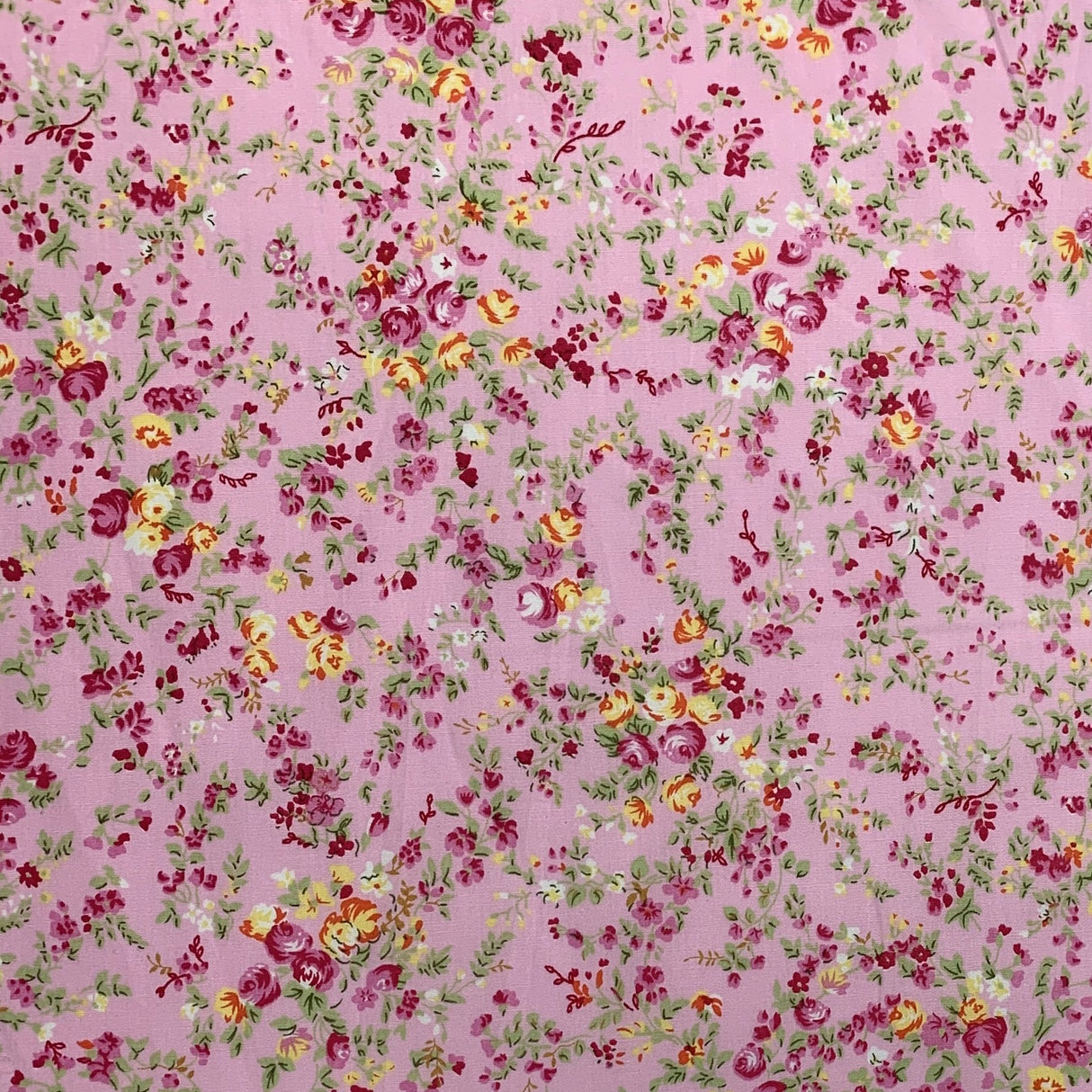 Poplin Print - Lydia - Pink