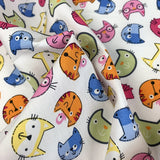 Poplin Print - Macavity - Ivory