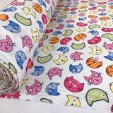 Poplin Print - Macavity - Ivory