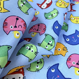 Poplin Print - Macavity - Sky