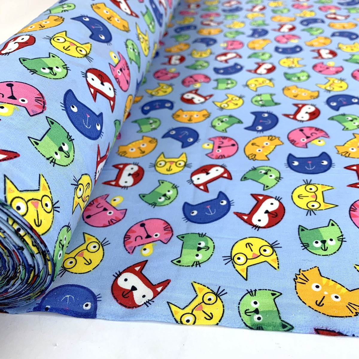 Poplin Print - Macavity - Sky