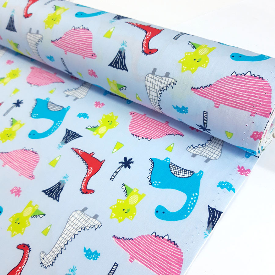 Poplin Print - Monty - Blue