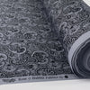 Poplin Print - Paisley - Black & Grey