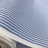 Poplin Print - Pinstripe - Pale Blue