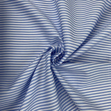 Poplin Print - Pinstripe - Pale Blue