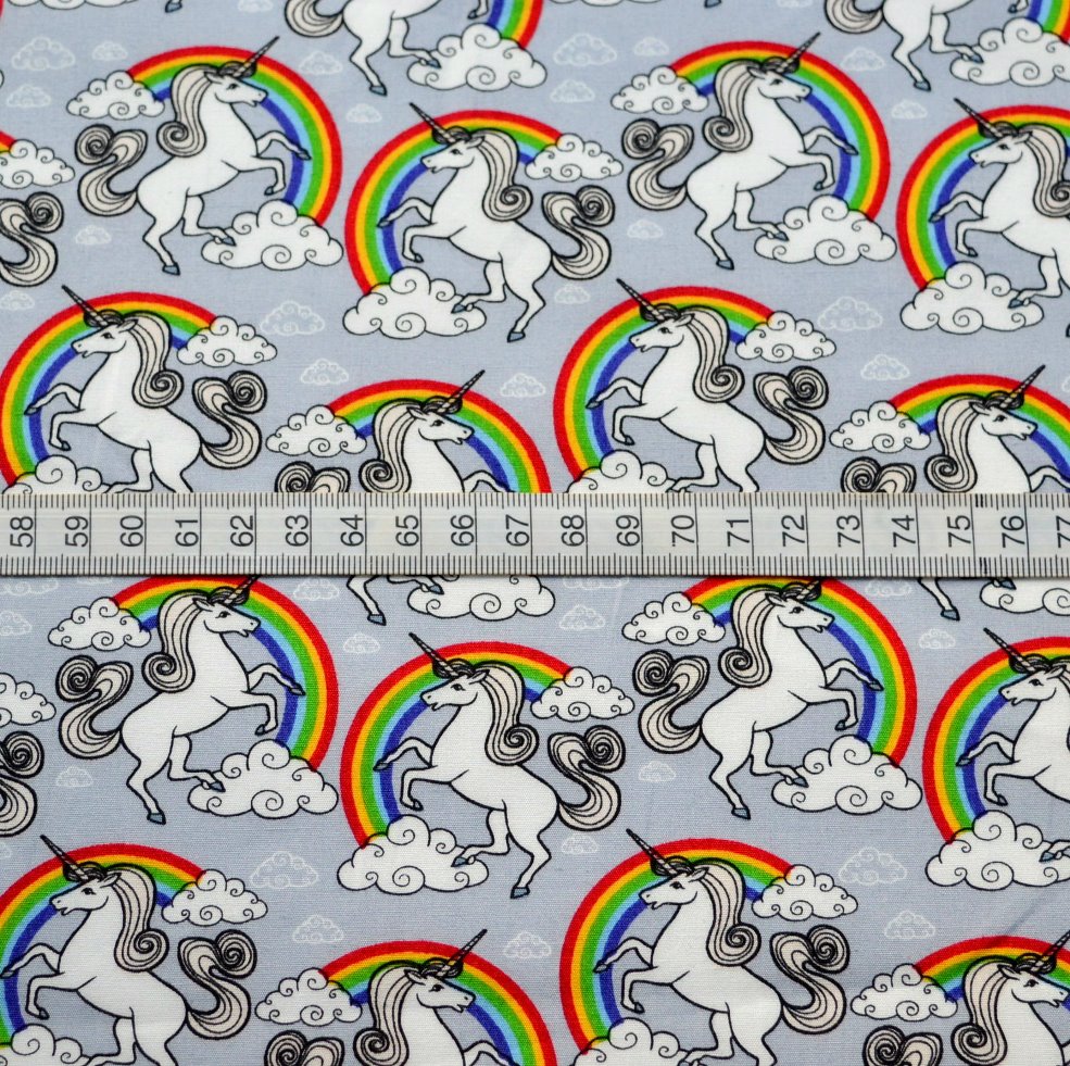 Poplin Print - Rainbow Bright