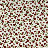 Poplin Print - Strawberry Pie - Ivory