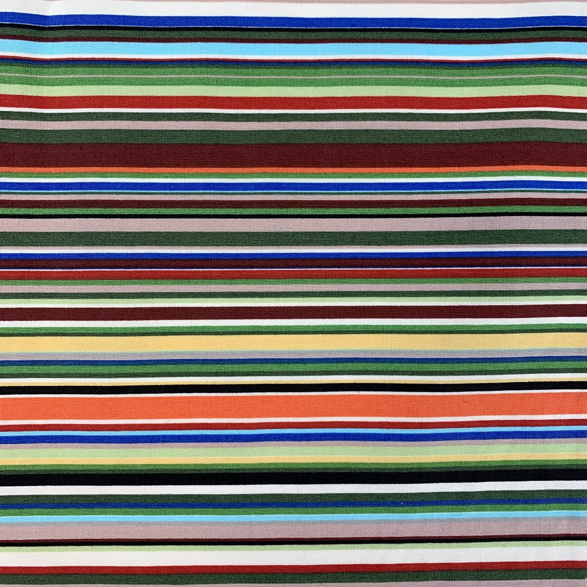 Poplin Print - Stripe - Green