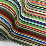 Poplin Print - Stripe - Green